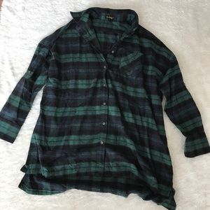 Audrey 3+1 Oversized Flannel Dress